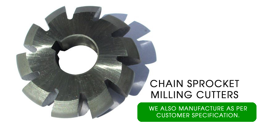 chain sprocket milling cutters