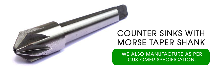 counter sinks with morse taper shank